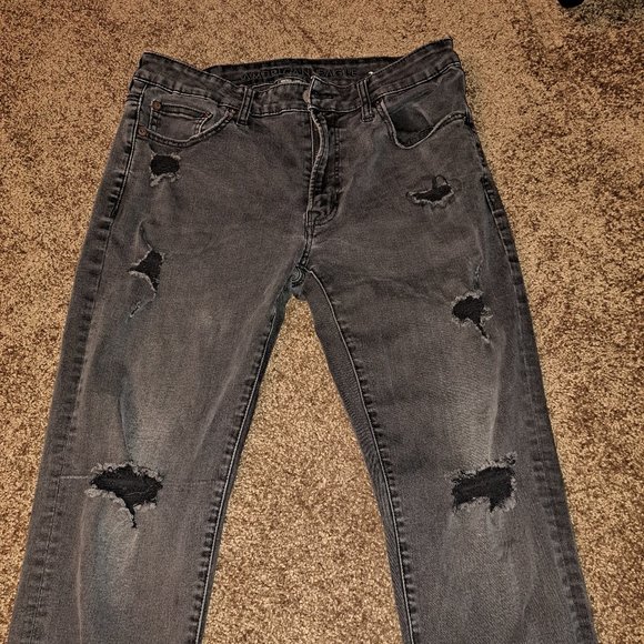 American Eagle Other - American Eagle Distressed Men's Black Next Level Flex Jeans size 33x32